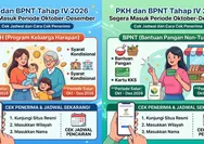 PKH dan BPNT Tahap IV 2026 Segera Masuk Periode Oktober-Desember, Cek Jadwal dan Cara Cek Penerima