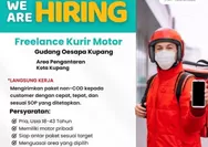 Lowongan Freelance Kurir Motor di Kupang Dibuka, Pendapatan Rp140 Ribu per Hari
