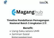 Pemagangan Nasional Batch 3 Angkatan 2 Dibuka, Cek Jadwal dan Benefitnya