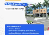 Lowongan Kerja PT Astra Otoparts September 2026, Lulusan SMA/SMK Bisa Daftar