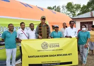 Bukan Cuma Sembako, ESDM Bawa Bantuan Trauma Healing untuk Anak-anak Nagekeo