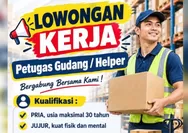 Lowongan Kerja di Kupang! Toko Tanjung Pura Cari Petugas Gudang, Pria Maksimal 30 Tahun Bisa Daftar
