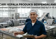 Incar Gaji Rp10 Juta? Simak Syarat Lengkap Lowongan Kepala Produksi PT Bahari Prima Manunggal