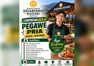 Lulusan SMA/SMK di Ruteng, Merapat! Kharisma Bahari Buka Loker Waiter, Dapat Makan dan Seragam