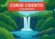 Ramainya Curug Cigentis Tempat Wisata di Karawang setelah Viral di Media Sosial