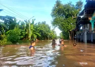 Wilayah Hulu Hujan Deras, 6 Desa di Mojoagung Jombang Terendam Banjir Sampai 1,5 Meter