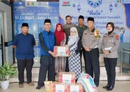 Satlantas Polresta Bandung Bersama P3DW Kabupaten Bandung I Rancaekek Santuni Anak Yatim dan Duafa