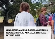 Turis Asal Belanda Napak Tilas Leluhur Mereka Yang Bangun Rel Kereta Kuantan Singingi-Sijunjung