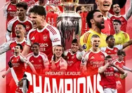 Arsenal Juara Liga Inggris Premier League Setelah Manchester City Terpeleset