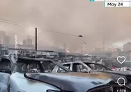 Kota Kiev Ukraina Bagaikan Kiamat Setelah Terkena Peluru Kendali dan Drone Milik Rusia