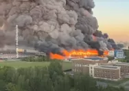 Gudang Senjata Bantuan NATO di Kota Kiev Ukraina Meledak dan Terbakar Setelah Kena Rudal Rusia 