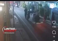 Sekelompok Remaja Bersenjata Tajam Tawuran di Kampung Betawi Condet Jumat Pagi