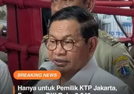 Pemerintah Membuka Ribuan Lowongan Kerja Untuk Warga ber-KTP Jakarta, Bergaji UMR