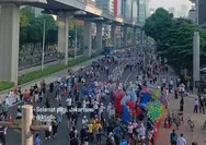Car Free Day Pertama di Jalan HR Rasuna Said Jakarta Berlangsung Meriah, Wisatawan Mancanegara  Datang