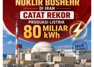 PLTN Bushehr Iran Produksi 80 Miliar kWh Listrik, Cegah 86,3 Juta Ton Polutan