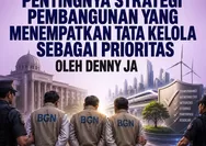 Pentingnya Strategi Pembangunan Yang Menempatkan Tata Kelola Sebagai Prioritas
