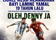 Takdir di Balik Lionel Messi Memandikan Bayi Lamine Yamal 19 Tahun Lalu