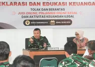 Kodim 0612 dan OJK Tasikmalaya Deklarasi Perang Lawan Judi Online