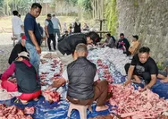 Gerindra Kota Tasikmalaya Sembelih 4 Hewan Kurban di Iduladha 2026, Ratusan Kantong Daging Dibagikan ke Masyarakat!