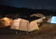 El Mande Camping Ground di Bogor, Spot Wisata Alam dengan Sunset Gunung Salak dan Citylight Memikat