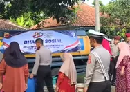 Polres Tasikmalaya Hadir untuk Warga Pasirbenying, Air Bersih dan Sembako Disalurkan
