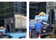 Kronologi Mobil Listrik Tabrak Gedung di SCBD, Kaca Treasury Tower Pecah, Polisi Ungkap Penyelesaian Damai