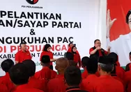 Lantik Badan Partai dan PAC, Ade Sugianto Minta Kader PDI Perjuangan Jadi Penyambung Aspirasi Warga Tasikmalaya