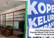 Gerai Kopdes Pulau Buluh Batam Tutup, Modal Terbatas dan Pengelolaan Jadi Penyebab