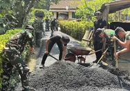 Dari Cangkul ke Semi Hotmix, Kekompakan TNI-Polri dan Warga Ubah Jalan Desa di Tasikmalaya