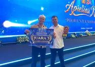Polres Tasikmalaya Kota Raih Juara Tiga Kampung Bebas dari Narkoba Tingkat Mabes Polri