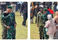 Prajurit TNI Viral Dipeluk Komandan saat Kelulusan, Ternyata Emaknya Ada di Lokasi tapi Tak Kenali Anaknya