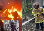 Viral Petugas Damkar Balikpapan Tegur Warga Bakar Ban Dekat Permukiman, Ingatkan Risiko Kebakaran