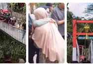 Jembatan Gantung Pongpet Desa Margacinta Pangandaran Ambruk, Bupati Citra Pitriyami Selamat, 50 Orang Terjatuh