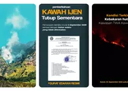 Kebakaran Masuk Jalur Pendakian, TWA Kawah Ijen Ditutup Total, Pemadaman Masih Berlangsung