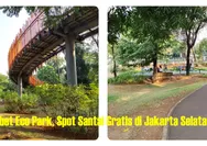 Tebet Eco Park Jakarta Selatan, Ruang Hijau Gratis dengan Jembatan Lampu yang Jadi Spot Favorit