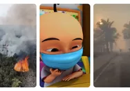 Karhutla Kalimantan dan Sumatera Picu Jerebu di Malaysia, Upin dan Ipin Ikut Serukan Warga Pakai Masker