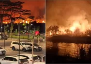 Kebakaran Lahan Dekat Mall 23 Semarang di POJ City, Damkar Semarang Dikerahkan Saat Api Membesar