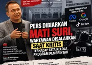 Jangan Matikan Pers Saat Program Pemerintah Dikritik