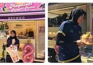 Jauh dari Keluarga, Megawati Hangestri Rayakan Ulang Tahun ke-27 di Korea dengan Food Truck Pink