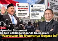 Wartawan Disebut Nyawa Negara, Lalu Bagaimana Nasib Mereka?