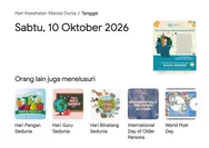 Hari Kesehatan Mental Sedunia 2026, Tema Pengalaman Hidup Didengar dan Maknanya, Simak Sejarahnya