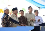 Resmikan Lima Bendungan, Presiden Prabowo: Saya Yakin Kita Akan Jadi Lumbung Pangan Dunia