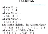 Not Belira Takbiran Idul Fitri 2024 Download Gambar Pianika Takbiran Allahu Akbar Idul Fitri 1445 H