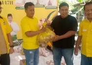 Lestarikan Tradisi Idul Adha, DPD Golkar Jombang Salurkan Ribuan Paket Daging Kurban untuk Warga