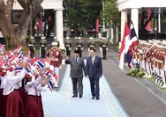 Disambut Upacara Kenegaraan, Kunjungan PM Anutin Charnvirakul Perkuat Hubungan Indonesia-Thailand
