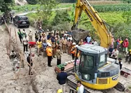 Jembatan Garuda Merah Putih Presisi Dibangun, Akses Warga Kedungdendeng Jombang Kembali Terhubung