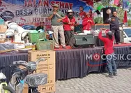 Jalan Sehat HUT ke 81 RI di Purisemanding Jombang Meriah, Ada Hadiah Umrah hingga Sepeda Listrik