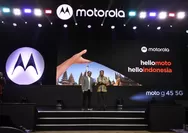 Moto g45 5G Resmi di Indonesia: Smartphone 5G Stylish dengan Harga Terjangkau