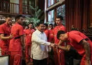 Prabowo Undang Pemain Timnas Indonesia Makan Siang ke Rumah Pribadinya Usai Berhasil Kalahkan China