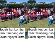 Viral Kocak Lomba Agustusan Anak SD, Niat Hati Membantu Teman namun Salah Arah